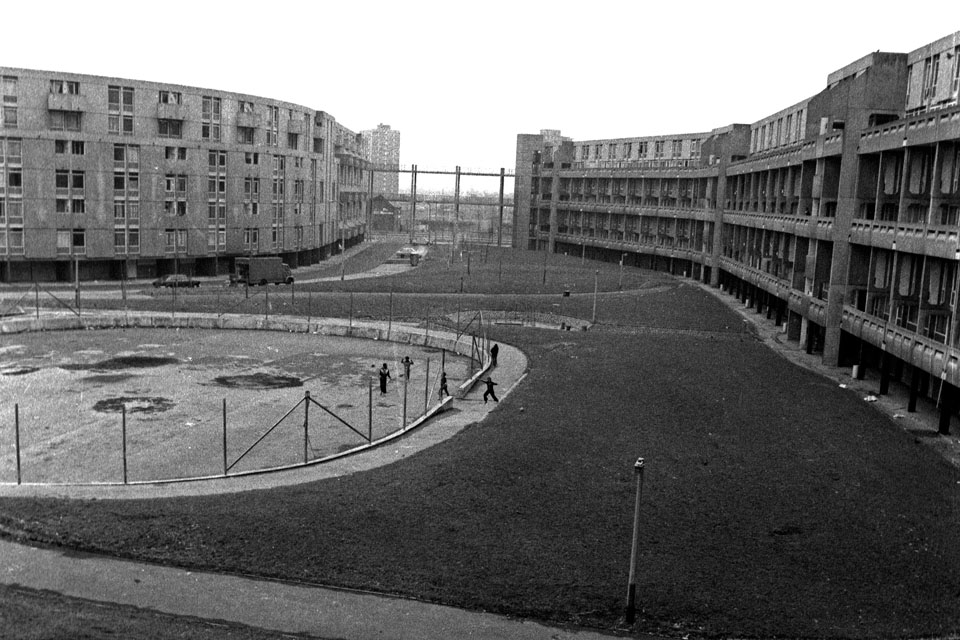 Hulme Crescents in 1979